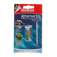 Клей Keller Контактол-А токопроводящий 2г на серебре BL1