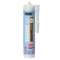 Герметик FOME FLEX Sanitary Silicon 102 310мл силиконовый белый (1/12)