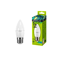Лампа светодиодная Ergolux C35 E27 7W 4500К 180-240V свеча (1/10/100)
