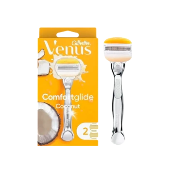 Бритва Gillette "Venus&OLAY Coconut" 5 лезвий 2 кассеты (1/10)