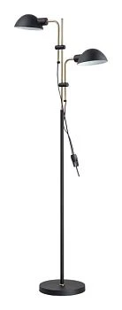 Торшер Camelion KD-430F 40W на основании черный