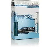 Набор Perfect Men Turbo BLUE STORM (шампунь-кондиционер 250мл+лосьон п/бритья 100мл) (1/12)