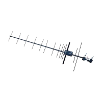 ТВ-Антенна наружная Locus Эфир 18AFT активная без питания с усилителем DVB-T/T2 (1/20)