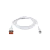 *Кабель GoPower GP06L USB (m)-Lightning (m) 1.0м 2.4A ПВХ белый (1/200/800) 