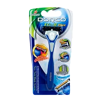 Бритва DORCO "TG-II Plus" 2 лезвия 1 кассета совместимо с Gillette Slalom Plus (1/6)