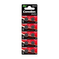 Батарейка Camelion G12/LR1142/LR43/386A/186 BL10 Alkaline 1.5V (10/100/3600)