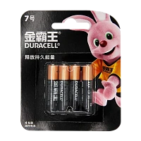 Батарейка Duracell Basic LR03 AAA BL4 Alkaline 1.5V CN (Китай) (4/48/288)
