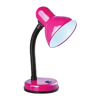 Светильник настольный Camelion KD-301 40W 230V E27 на основании розовый (1/12)