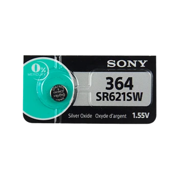 Батарейка Sony 364 (SR621SW) BL1 Silver Oxide 1.55V (10/100/1000)