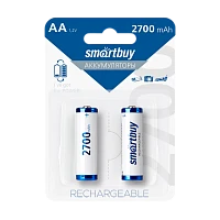 Аккумулятор бытовой Smartbuy HR6 AA BL2 NI-MH 2700mAh (2/24/240)
