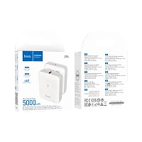 Внешний аккумулятор HOCO J96 5000mAh 2.0A 1USB/Type-C белый (1/111)