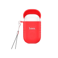 Беспроводная гарнитура HOCO E39 на правое ухо с красным чехлом (1/22/220)