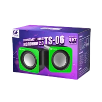 Колонки GFPower TS-06 4W зеленый (1/100)