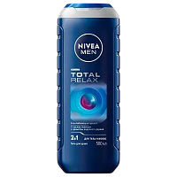 Гель для душа мужской Nivea Total Relax 500мл