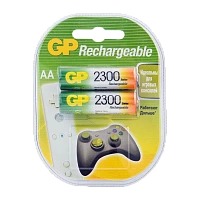 Аккумулятор бытовой GP HR6 AA BL2 NI-MH 2300mAh в пластиковой упаковке (2/20/200) R