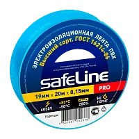 Изолента Safeline 19мм*20м ПВХ синий (10/200)