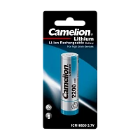 Аккумулятор Li-ion Camelion 18650 BL1 2200mAh б/з (1/24/216)