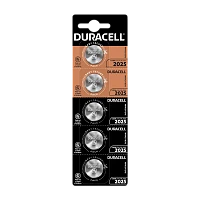 Батарейка Duracell CR2025 BL5 Lithium 3V (5/20/200)