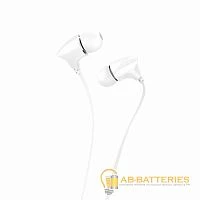 Наушники внутриканальные Borofone BM26 с микр. белый (1/76/304)