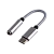 Переходник AUX GoPower Jack 3.5mm (f)-Type-C (m) 0.1м ПВХ с ЦАП Premium Zip-Lock c подвесом белый