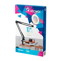 Светильник настольный Космос DESK038 10W 5V IP20 струбцина 3 цв. черный (1/20)