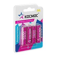 Аккумулятор бытовой Космос HR6 AA Shrink 12 NI-MH 2800mAh (12/60/600)