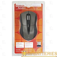 Мышь беспроводная Defender MM-965 Accura классическая USB коричневый (1/40)