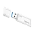 Флеш-накопитель HOCO Wise UD11 128GB USB3.0 пластик белый (1/25)