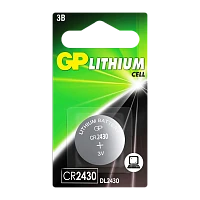 Батарейка GP CR2430 BL1 Lithium 3V (1/10/100/900)
