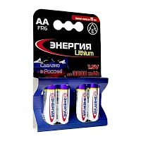 Батарейка Энергия FR6 AA FR14G505 bulk Lithium (1/50)
