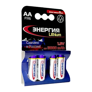 Батарейка Энергия FR6 AA FR14G505 bulk Lithium (1/50)