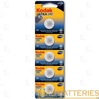 Батарейка Kodak Ультра/ULTRA CR2016 BL5 Lithium 3V (5/60/360) 
