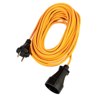 Удлинитель шнур КОСМОС 10м 1 гнездо ПВС 2*0.75 мм 10A 220В 2200Вт Россия УХ10