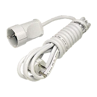 Удлинитель Makel 1р.С/З 16A 3.0м 3x0.75мм² IP20 белый 10005 (1/14)