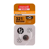 Батарейка Maxell 321 (SR616SW) BL1 Silver Oxide 1.55V 0%Hg (1/10/100)
