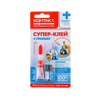 Супер-клей Контакт 3г универсальный +праймер BL1 (1/10/200) 