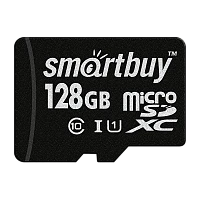 Карта памяти microSD Smartbuy 128GB Class10 UHS-I (U1) 90 МБ/сек без адаптера