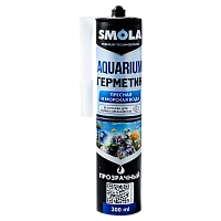 Герметик SMOLA Aquarium 280мл силиконовый для пресной и морской воды прозрачный (1/12)