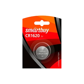Батарейка Smartbuy CR1620 BL1 Lithium 3V (1/12/720)
