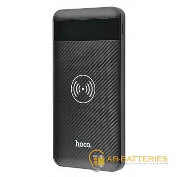 Внешний аккумулятор HOCO J11 10000mAh 2.0A 2USB/Lightning/Type-C беспр. зар. Qi черный (1/53)
