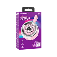 Портативная колонка Borofone BR2 bluetooth 5.0 розовый (1/80)