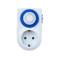 Таймер механический GoPower Timix 01 16A 3600W 24ч/30мин (1/12/48)