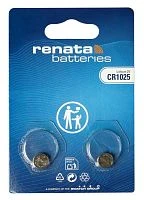 Батарейка Renata CR1025 BL2 Lithium 3V