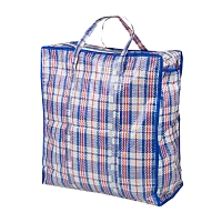 Сумка на молнии "Клетка" Рыжий кот  50х45х20см (1/12/240)