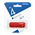 Флеш-накопитель Smartbuy Clue 4GB USB2.0 пластик красный