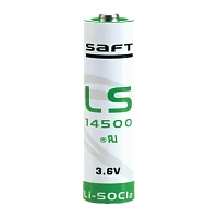 Батарейка Saft 14500 AA Б/УП Li-SOCl2 3.6V Франция (1/30) 