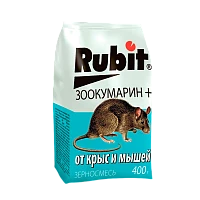 Гранулы Рубит Зоокумарин+ зерновая смесь 400г (1/25)