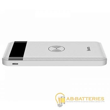 Внешний аккумулятор HOCO J11 10000mAh 2.0A 2USB/Lightning/Type-C беспр. зар. Qi белый (1/53)