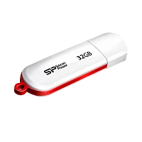 Флеш-накопитель Silicon Power LuxMini 320 32GB USB2.0 пластик белый