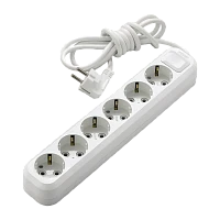 Удлинитель Makel 6р.С/З 16A 3.0м IP20 белый MGP183 (1/12)